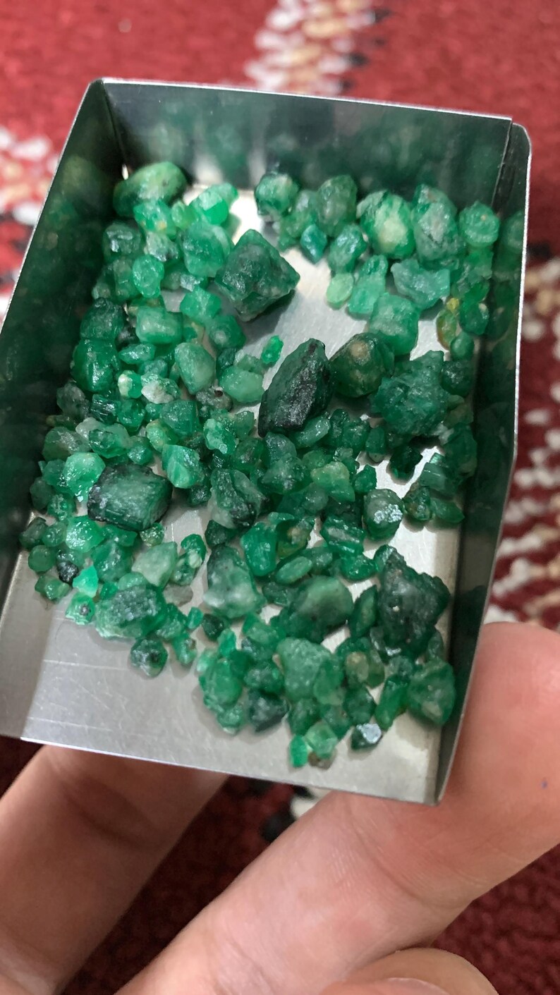A Natural Treasure: 49.40 Carat Swat Emerald Rough - Etsy