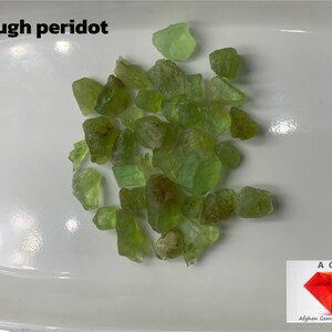 94 ct Rough Peridot from Mansehra, Pakistan