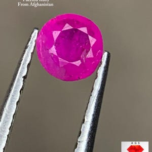 Crimson Precision: A 0.19ct Faceted Afghan Ruby with Refined Proportions