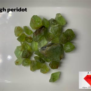 86 ct Rough Peridot from Mansehra, Pakistan