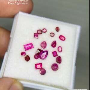 4.11 Carat Faceted Ruby Lot – Afghan Origin