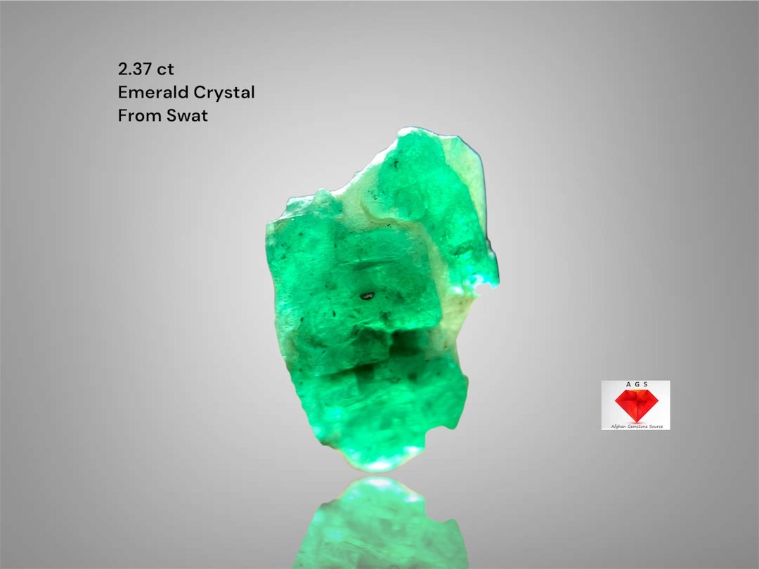 A Closer Look at a 2.37ct Swat Emerald Crystal: Dimensions, Potential ...