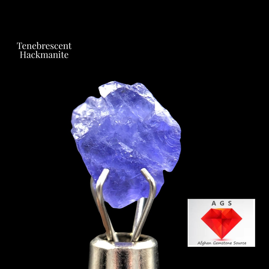 Rare 1.580 Ct Hackmanite With Strong Tenebrescent Color Change and ...