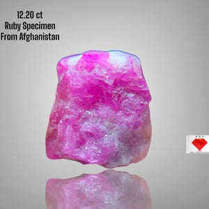 A Glimpse of Rarity: 12.20ct Afghan Ruby Specimen in Stunning Proportions