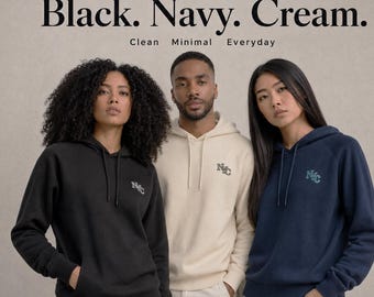 New York City Embroidered Pullover Hoodie, NYC Fleece Sweatshirt, Unisex premium lightweight Hoodie, New York Gift for Men Women