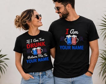 Comfort Colors happy birthday USA Shirt, 4th of July, summer patriotic shirt for couple, America est 1776 shirt, red, white, blue shirt