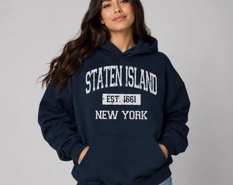 Staten Island Est. 1661 Vintage Collegiate T-Shirt, Sweatshirt, Hoodie