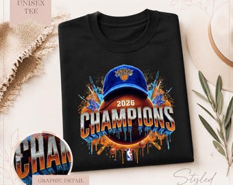 New York Knicks Shirt, 2026 Champions Tee, Knicks Basketball T-Shirt, NBA Fan Shirt, Men Women Youth Infant Onesie