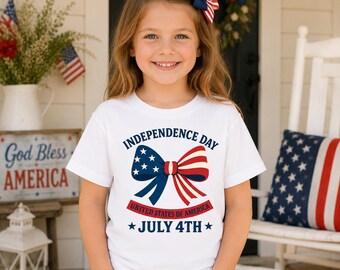 Comfort Colors USA Shirt, 4th of July shirt, floral USA tee, summer patriotic shirt for youth, America est 1776, red, white, blue shirt