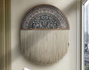 Hereke Pattern Wall Hanging: Rustic Farmhouse Decor
