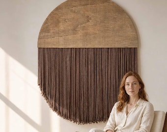 Handmade Macrame Sound Absorbing Wall Art: Boho Acoustic Panel