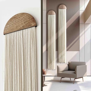 Round Fiber Art Wall Hanging Set: Acoustic Panel Decor