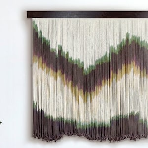 Sound Absorbing Macrame Wall Hanging: Boho Fiber Art, 70-Inch