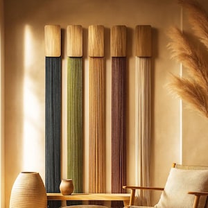 Macrame Wall Hanging: Boho Fiber Art Tapestry, Yoga Decor