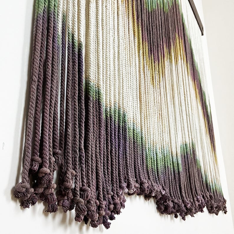 Fiber Wall Art Handmade Rope Modern Tapestry Hanging Wall Etsy