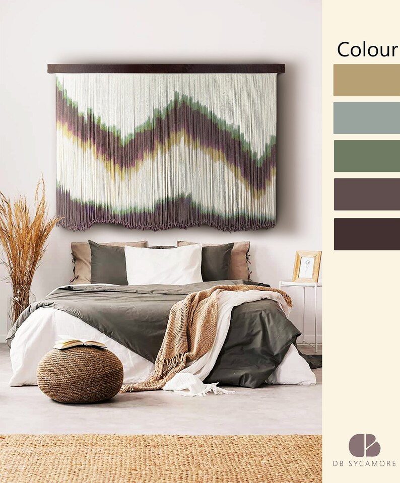 Fiber Wall Art Handmade Rope Modern Tapestry Hanging Wall Etsy