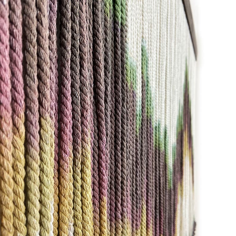Fiber Wall Art Handmade Rope Modern Tapestry Hanging Wall Etsy