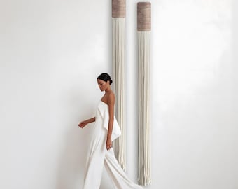 Acoustic Panel Art: Handmade Fiber Wall Hanging Set