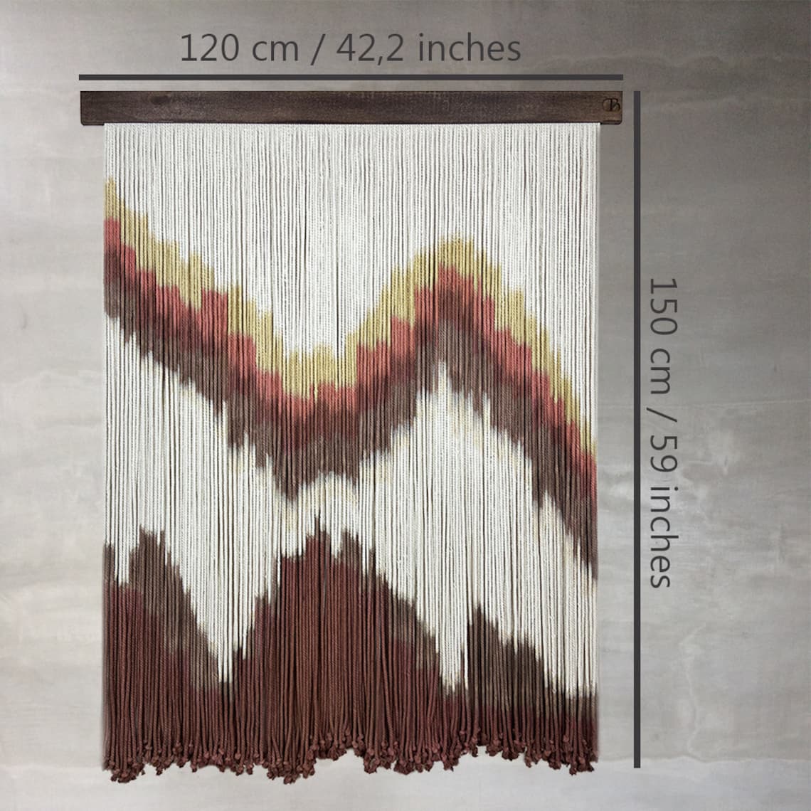 Tapestry Hanging Wall Art Handmade Fiber Wall Decor Hanging Etsy