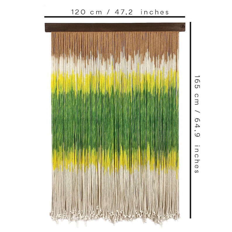 Fiber Wall Art Handmade Hanging Rope Wall Art Macrame Etsy