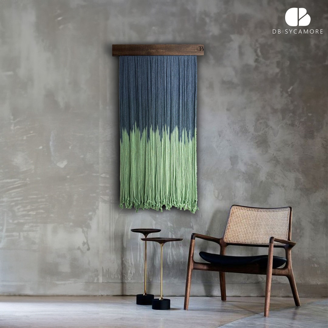 Fiber Art Wall Hanging, Sound Absorbing Wall Decor, Acoustic Panel, Handmade Fiber, Acoustic