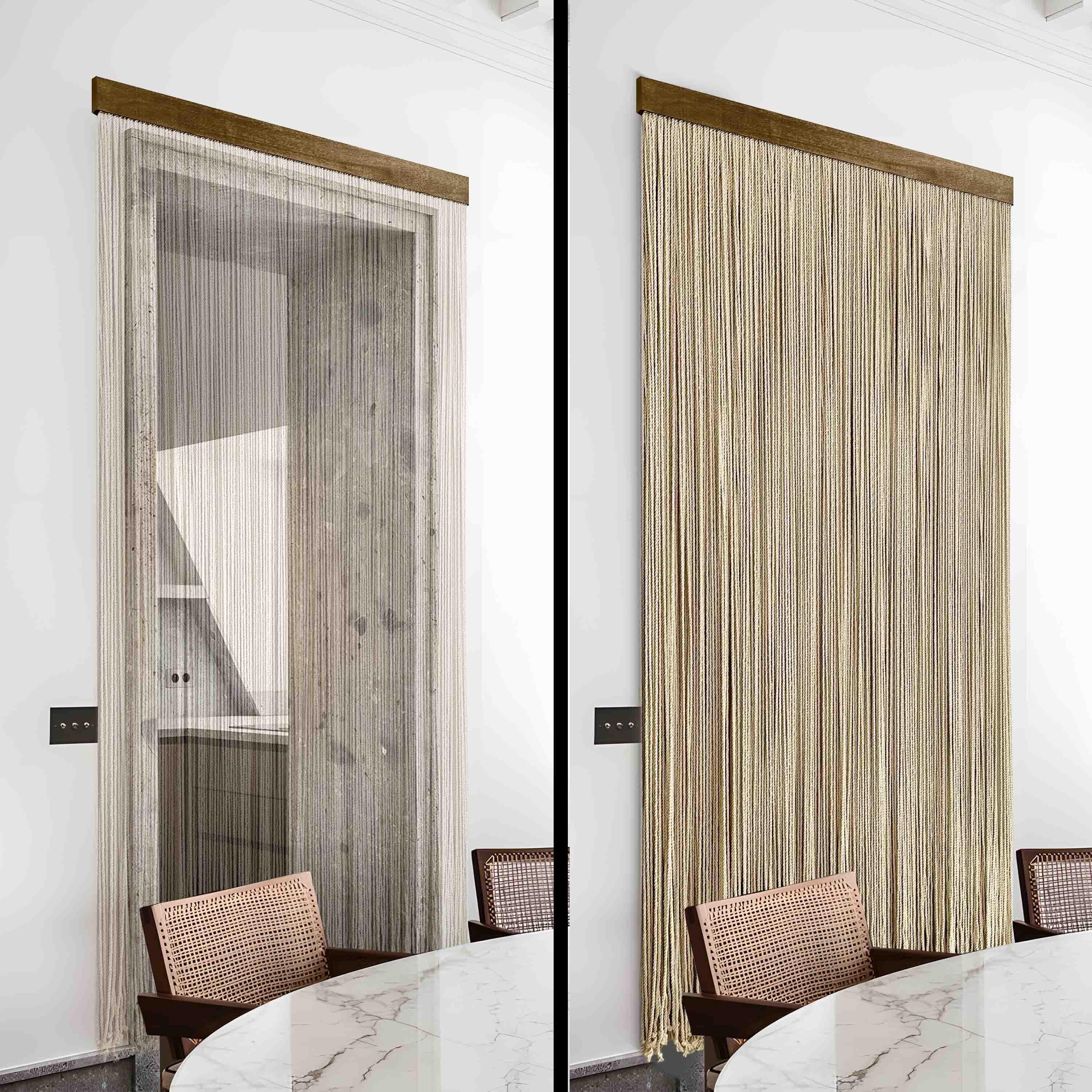 Doorway & Window Rope Curtain – Door Panel, Sound-insulating Decorative ...