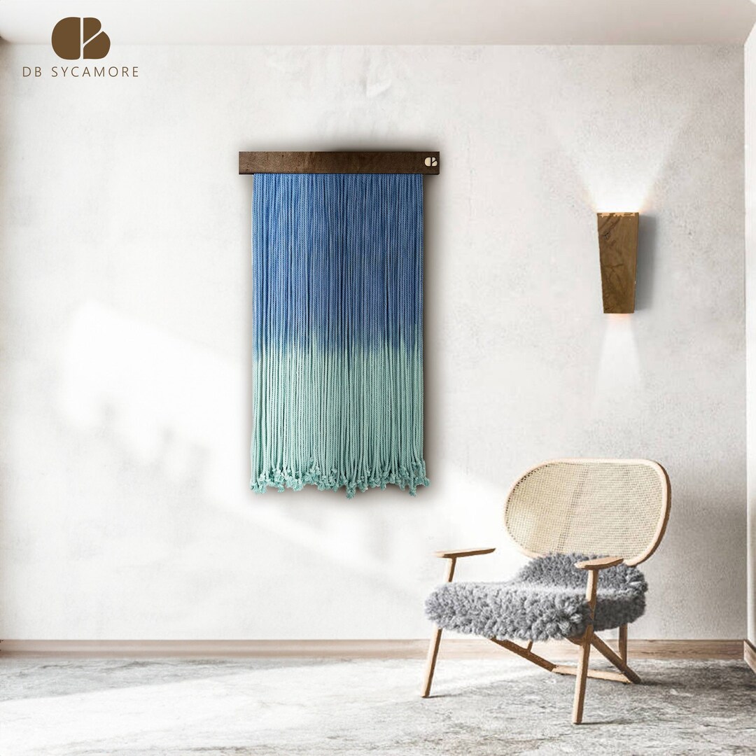 Fiber Art Wall Hanging, Sound Absorbing Wall Decor, Acoustic Panel, Handmade Fiber, Acoustic