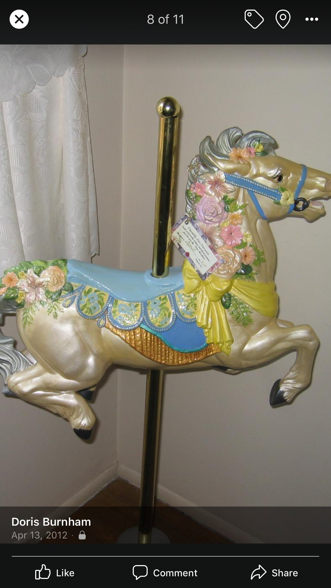 Hand painted life size Carousel Horses Etsy