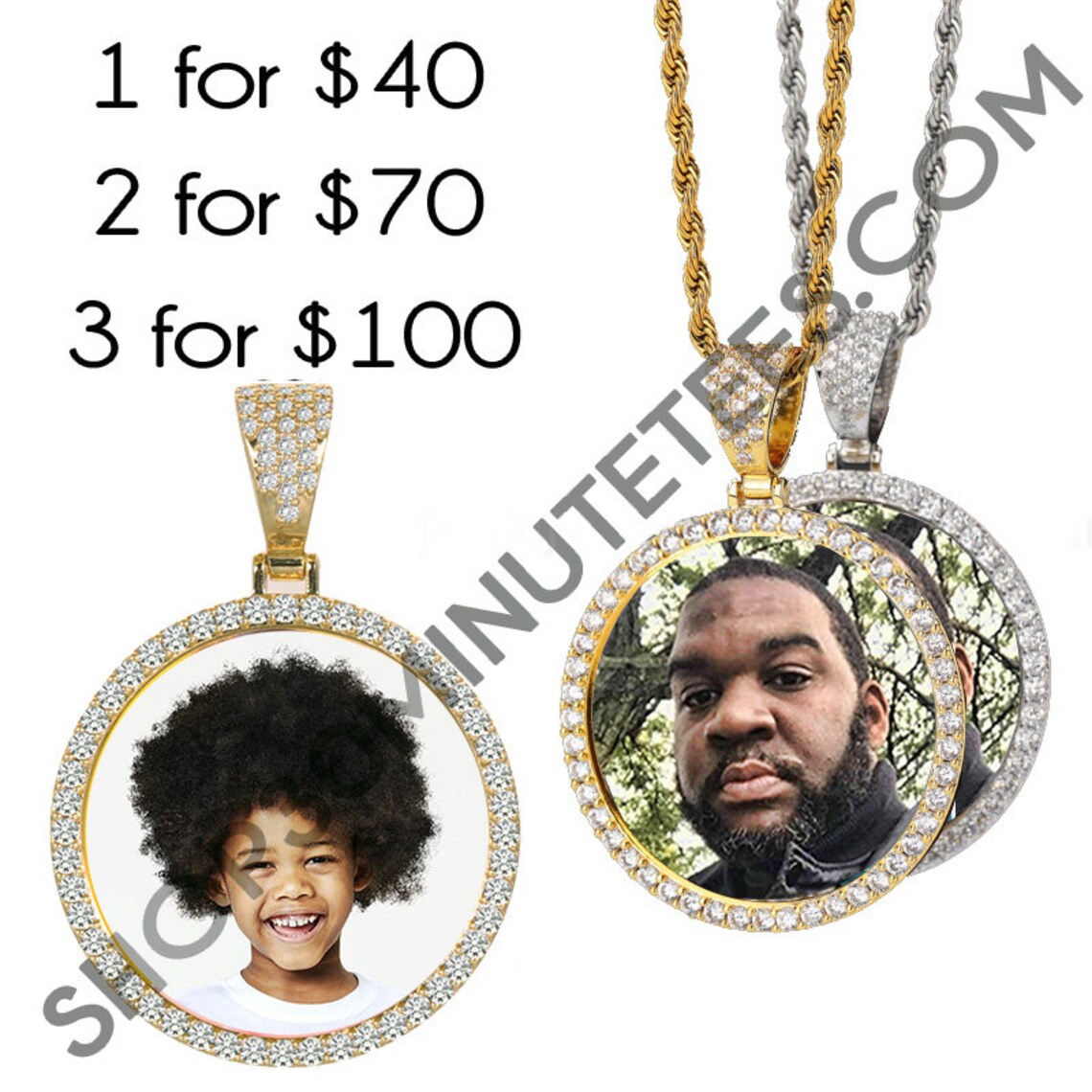 Custom Photo Medallions Represent Your Loved Ones Everywhere Etsy