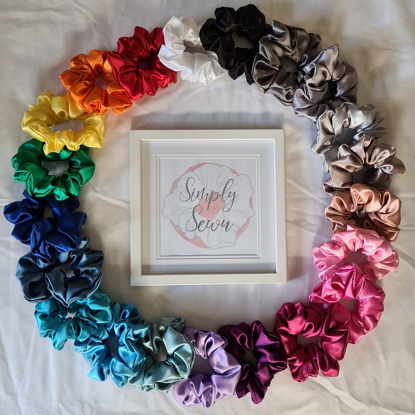 Satin & Silk Scrunchies Etsy