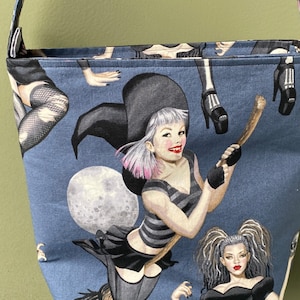 Halloween Pin-Up Ladies- Crossbody Bag