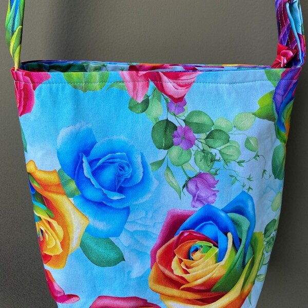 Rainbow Roses- Crossbody Bag