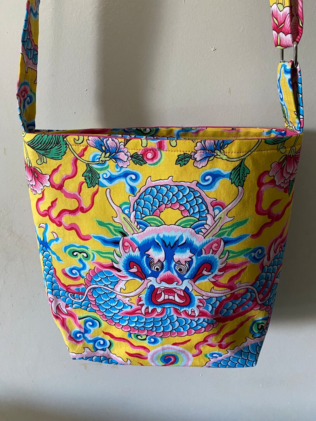 Chinese Dragon Crossbody Bag Etsy