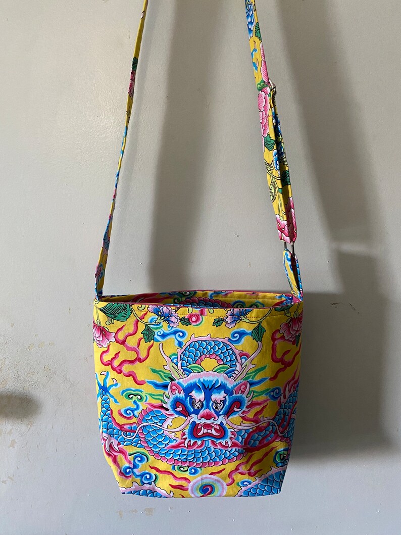 Chinese Dragon Crossbody Bag Etsy