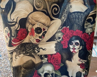 Day of the Dead Showgirls- Crossbody Bag