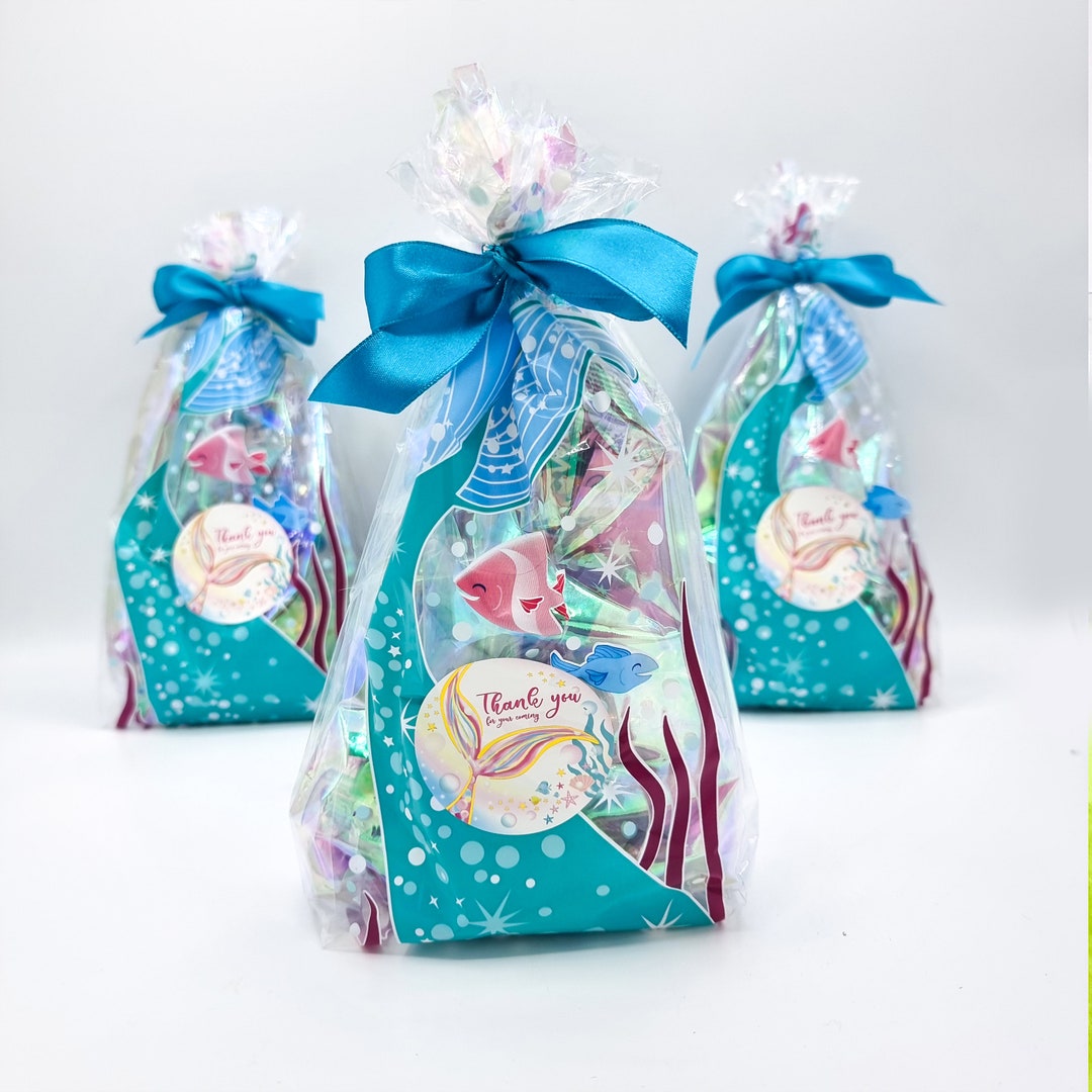 Pre Filled Mermaid Birthday Party Goody Bags for Girls With Toys and ...