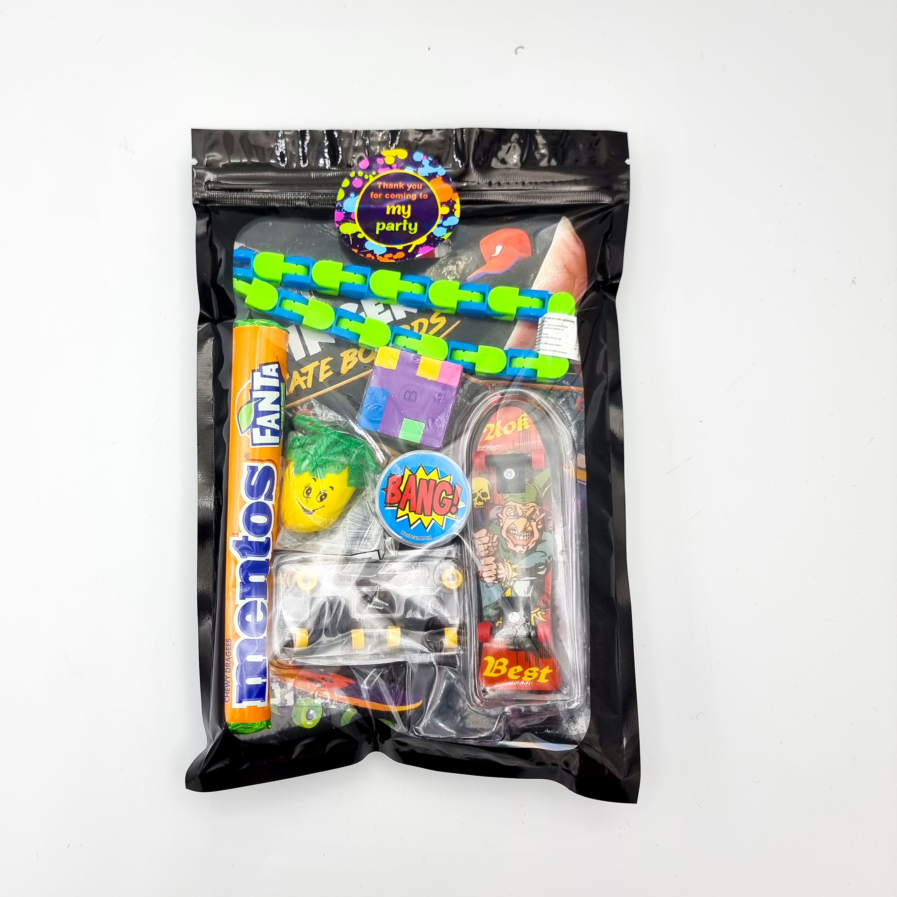 Older Boys Pre Filled Birthday Skateboarding Party Goody Bags, Party