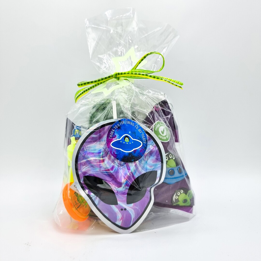 Pre Filled Space Alien Birthday Party Goody Bags for Boys and Girls ...