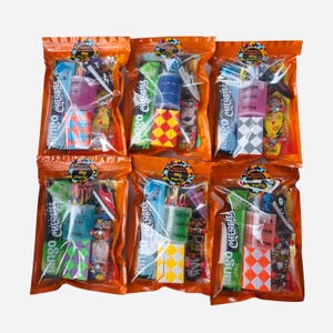Older Boys Pre Filled Birthday Skateboarding Party Goody Bags, Party Favours With Toys And Sweets.