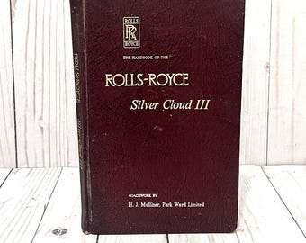 Rolls Royce Silver Cloud III Handbook Early Edition TSD 2154 OEM Mulliner/Ward