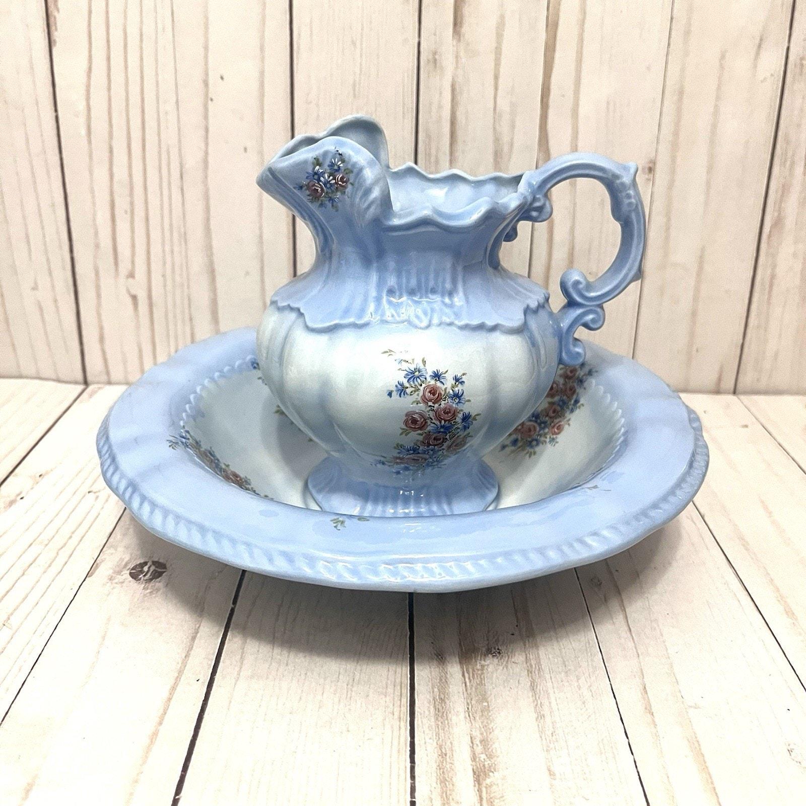 Vintage Basin and Pitcher - Etsy