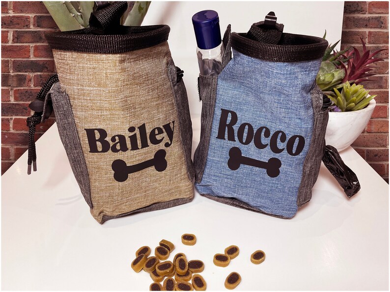 Personalised Dog Training Pouch Dog Treat Holder Dog Walking Etsy