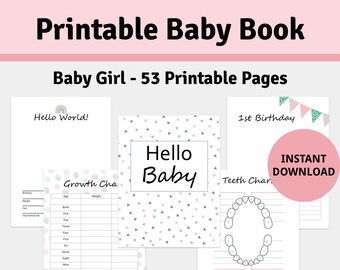 64 Pages CartersDarling Baby Girl Perfect-Bound Memory Book for Newborns and Babies 9 W x 11.125 H 