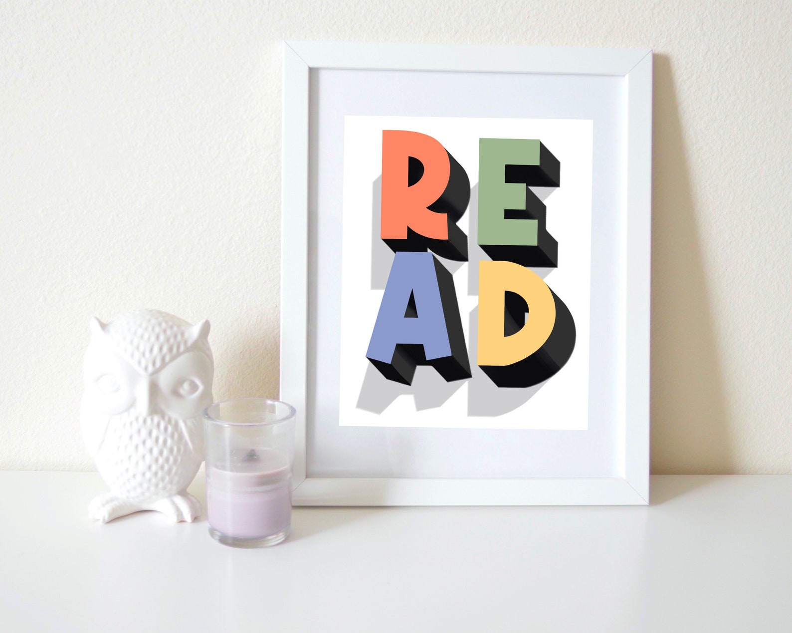 Read Play Printable Wall Art Set of 2 Prints Kids Playroom - Etsy