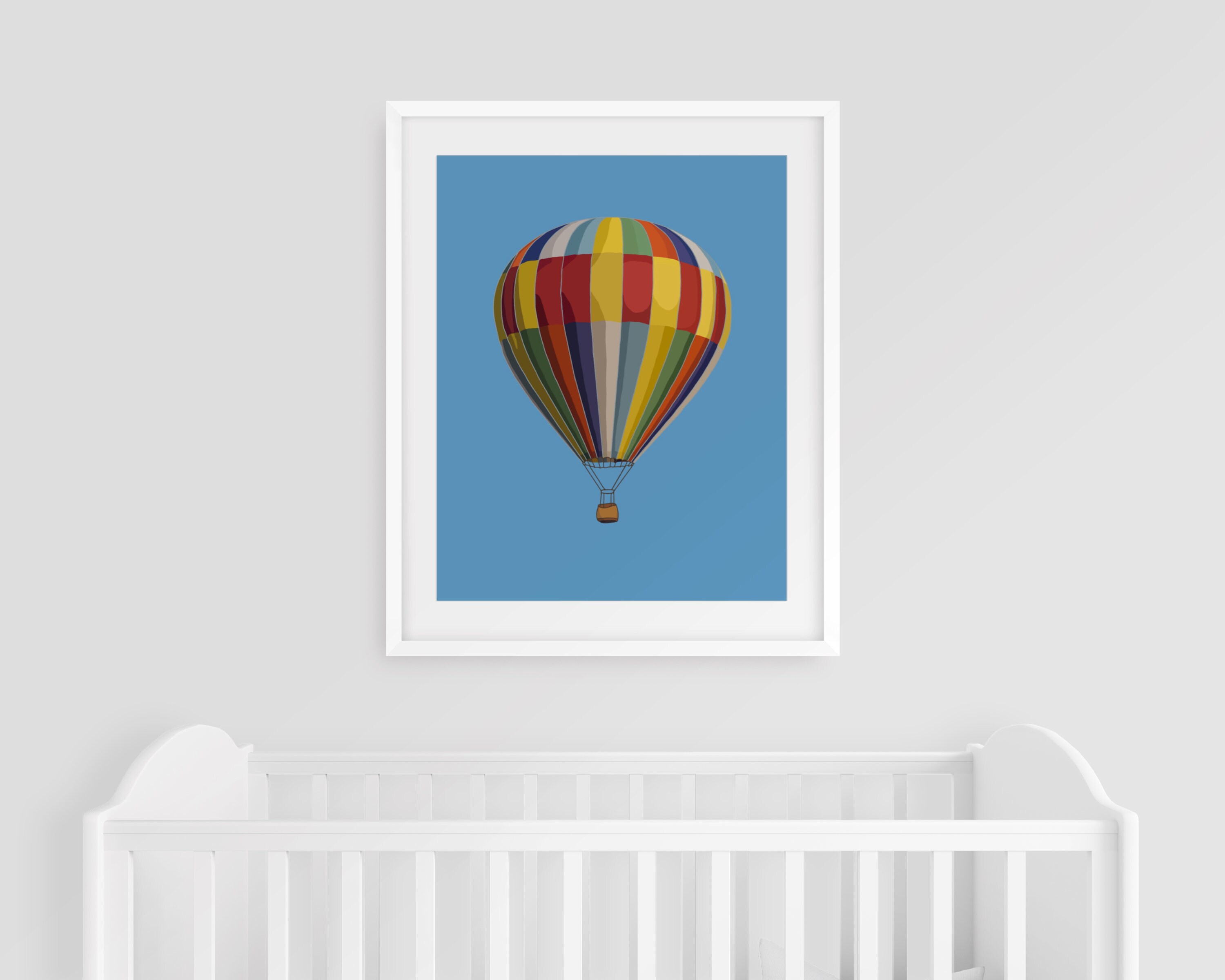 Hot Air Balloon Wall Art Print Hot Air Balloon PRINTABLE Etsy