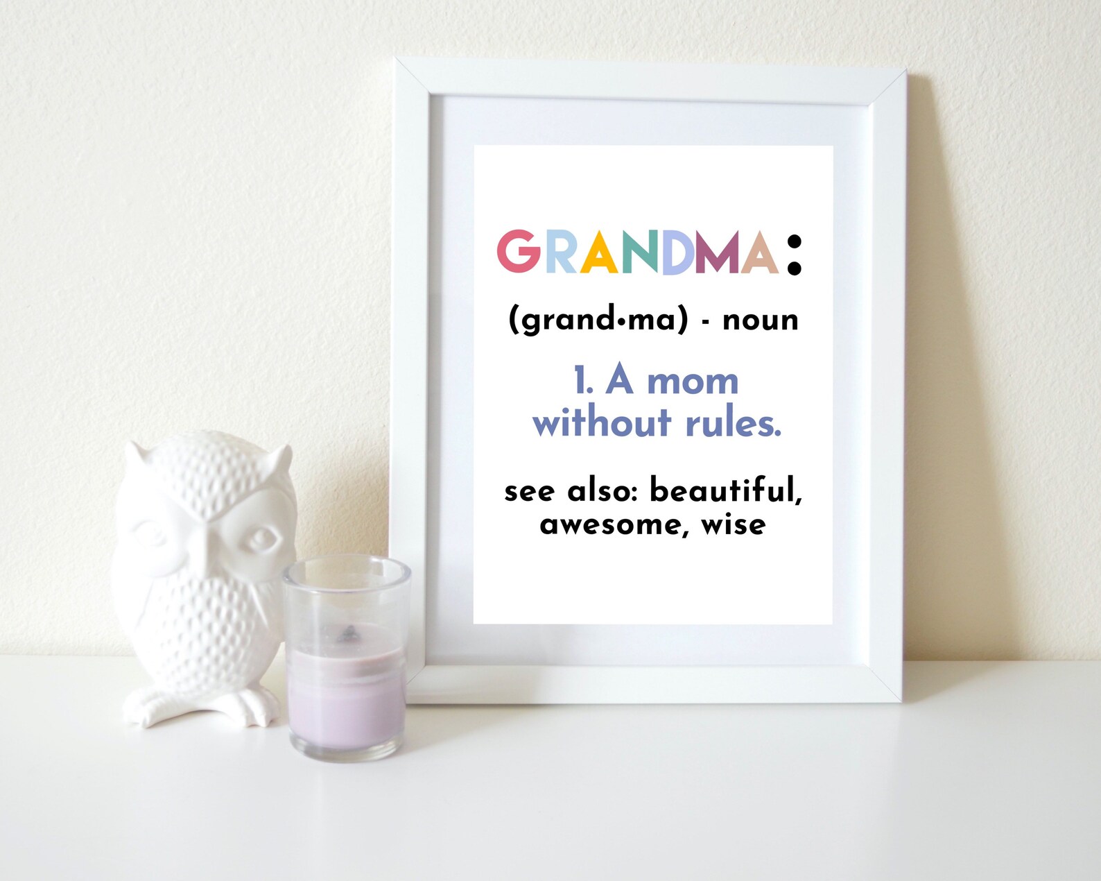 Grandma Definition Print Grandma Quote PRINTABLE Wall Art Etsy UK