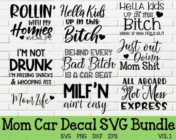 Download Mom Life Svg Mom Car Decal Svg Bundle Mom Svg Mama Svg Etsy