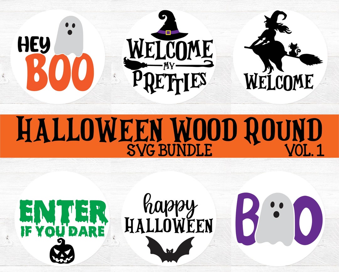 Halloween Door Hanger SVG Halloween SVG Halloween Welcome - Etsy