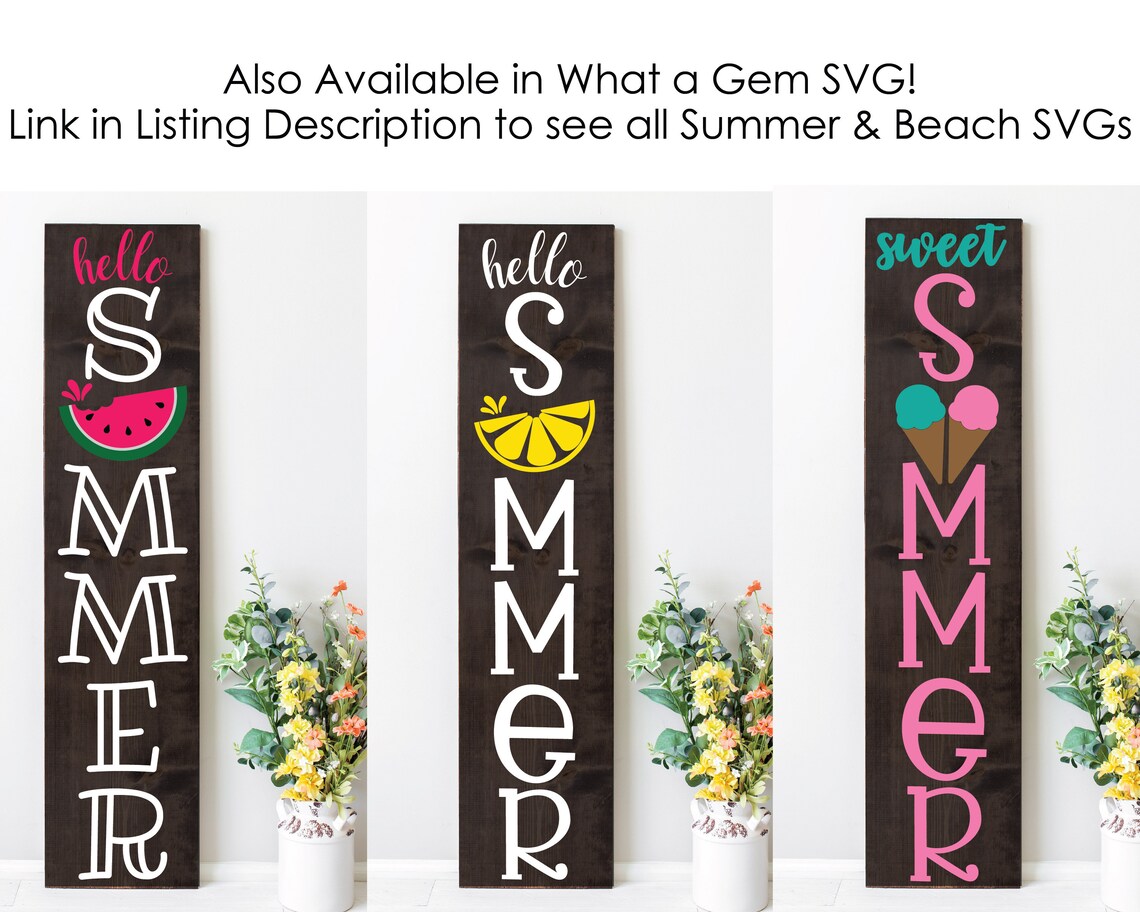 Download Hello Summer Porch Sign SVG Lime Slice Summer Sign SVG | Etsy