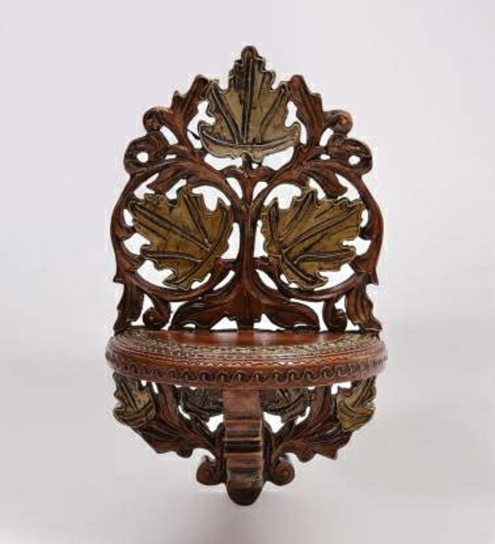 Handmade Wood Carved Wall Shelf/handmade Wall Bracket Etsy